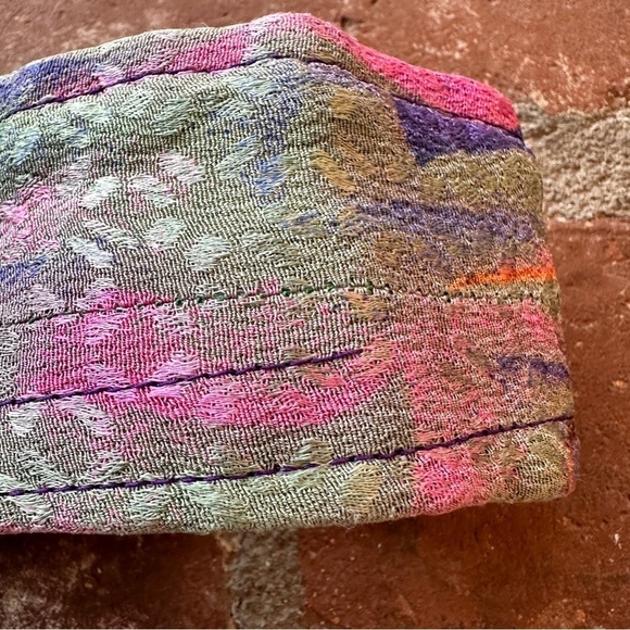 Vintage hot pink, purple, orange and army green belt - Picture 2 of 15